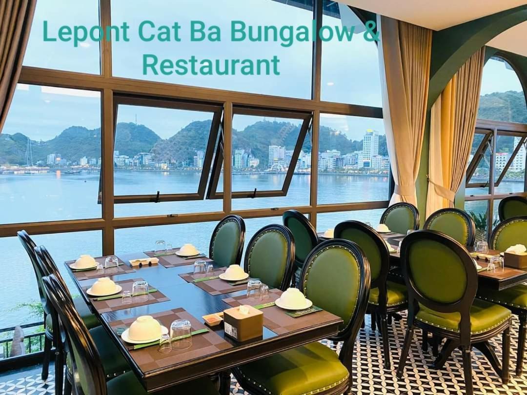 Auberge de jeunesse Lepont Cat Ba Bungalow à Dong Khe Sau Extérieur photo